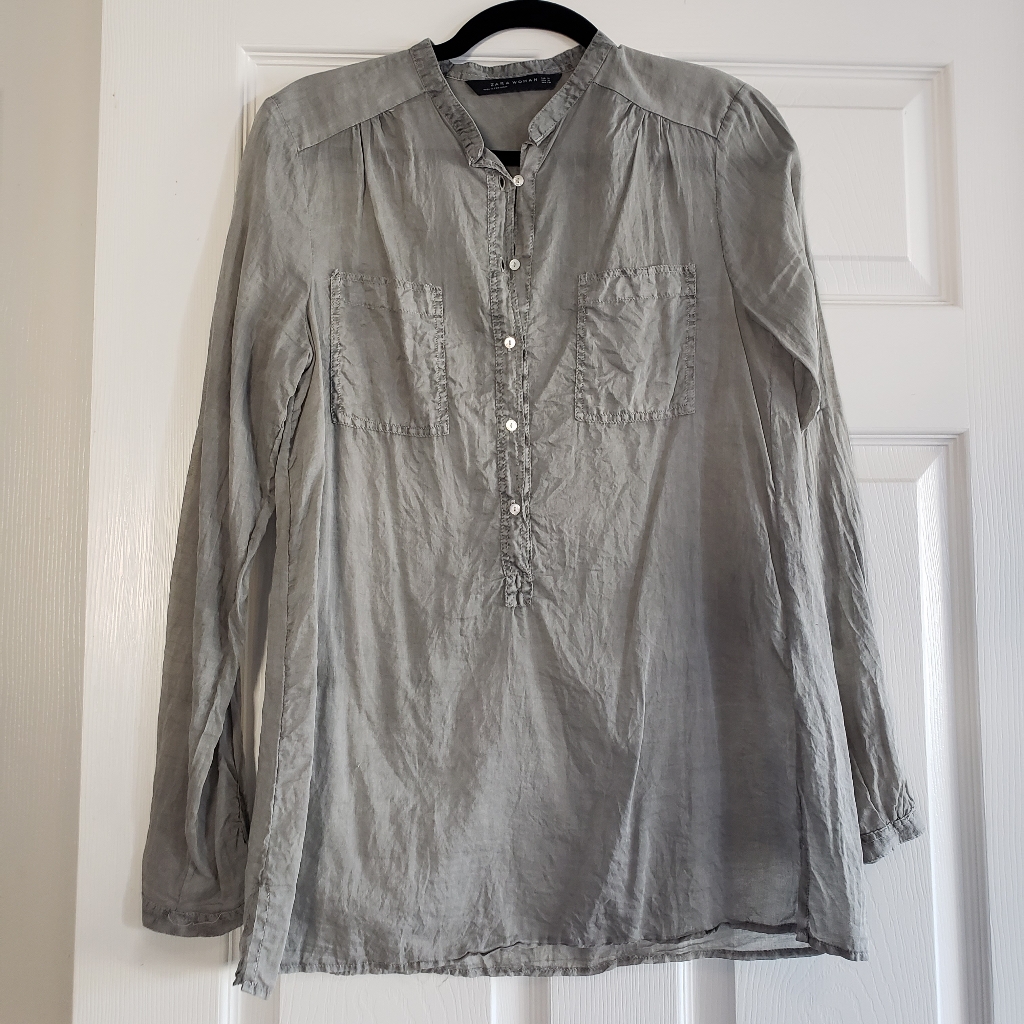Zara Button-Down Tunic
